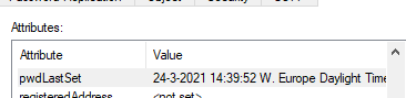 pwdLastSet attribute field